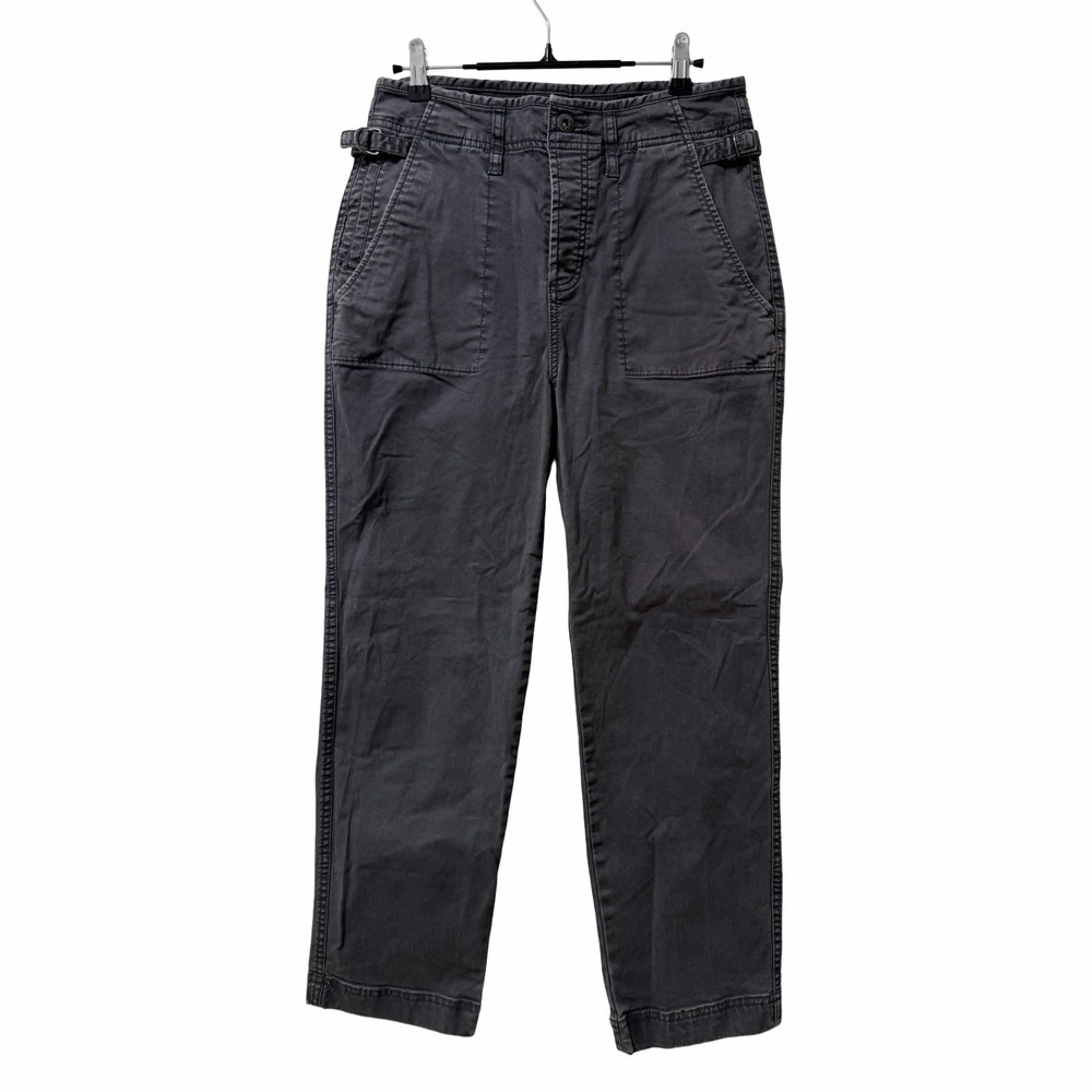 Rowan Jalen Straight‎ Leg Cropped Pants Size 28 Blue Dusk Utility Cinch Waist